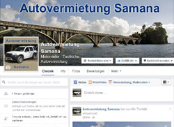 Autovermietung Samana auf Facebook